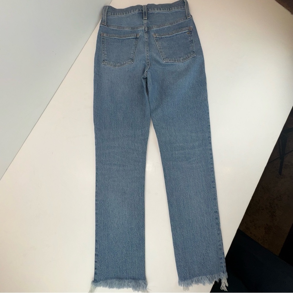 Madewell Women’s Perfect Vintage Jean High Rise Raw Hem Size 25 NWOT - Picture 8 of 16